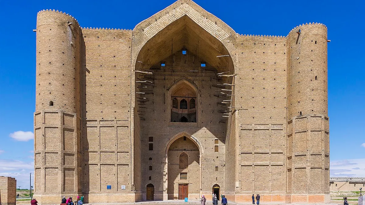 Ancient ruins of Otrar, a Silk Road city in southern Kazakhstan