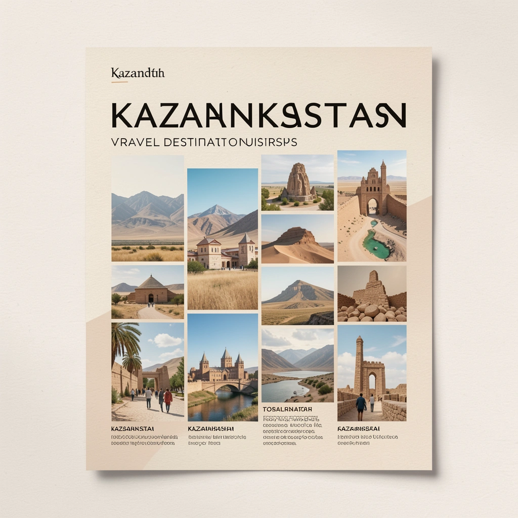 Tourists walking through a colorful bazaar in Almaty Kazakhstan