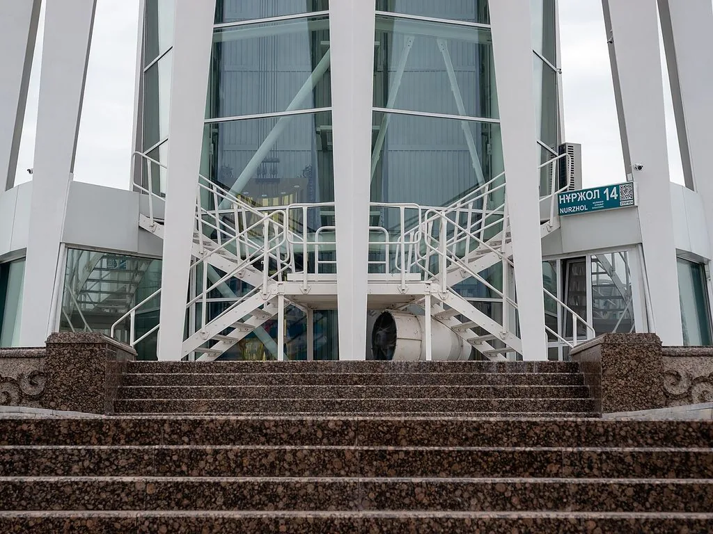 Bayterek Tower in Astana with futuristic architecture representing modern Kazakhstan